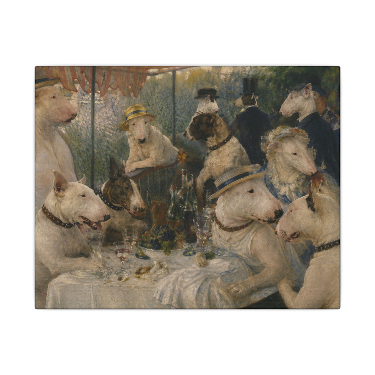 Bull Terrier Luncheon of the Boating Party — after Pierre-Auguste Renoir, 1881 | Canvas