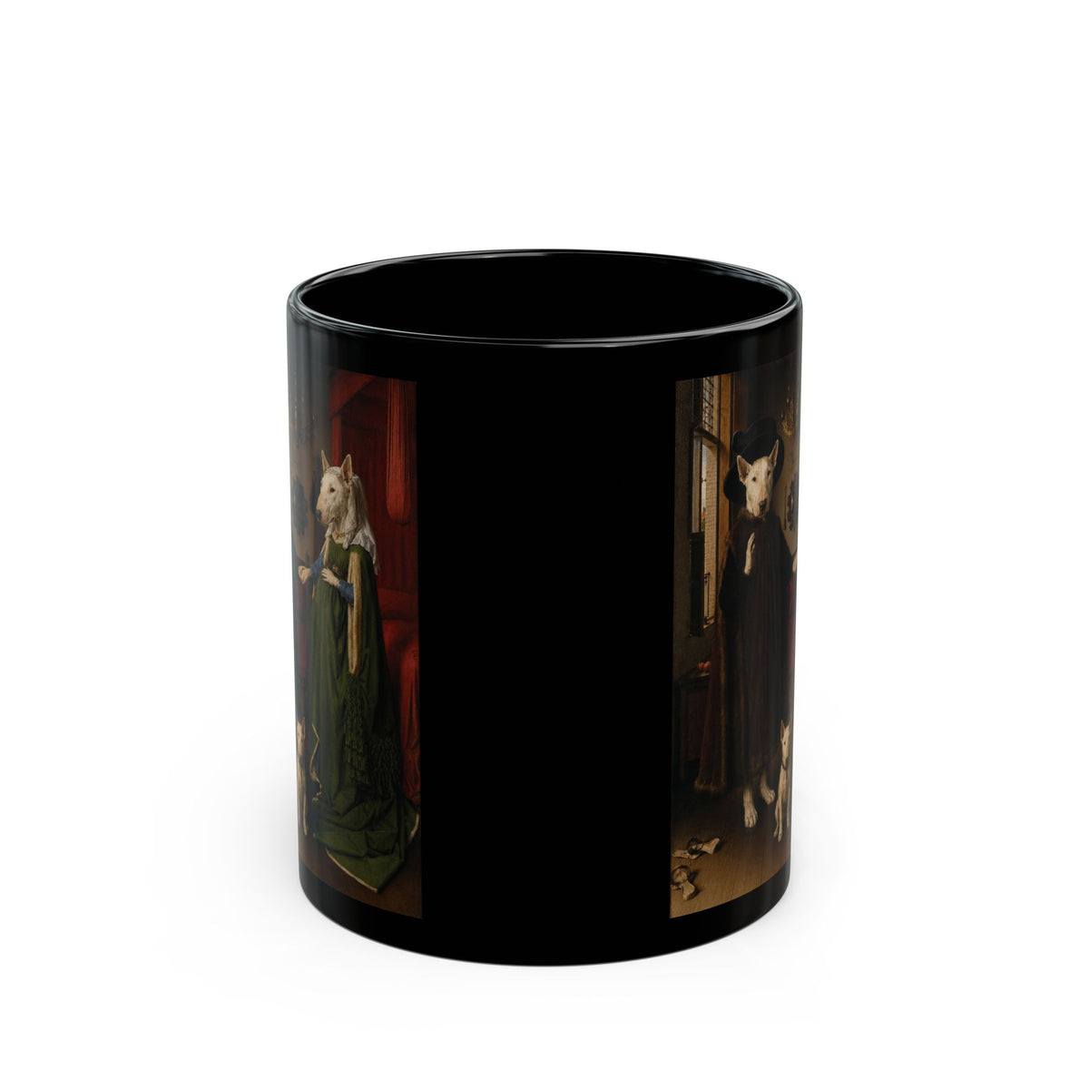 Bull Terrier The Arnolfini Portrait — after Jan van Eyck, 1434 | Mug