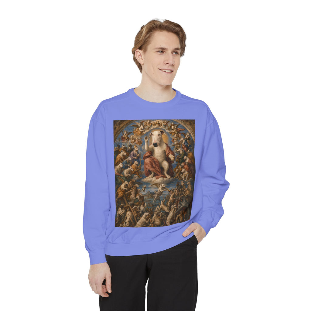 Bull Terrier The Last Judgement — after Michelangelo, 1541 | Crewneck