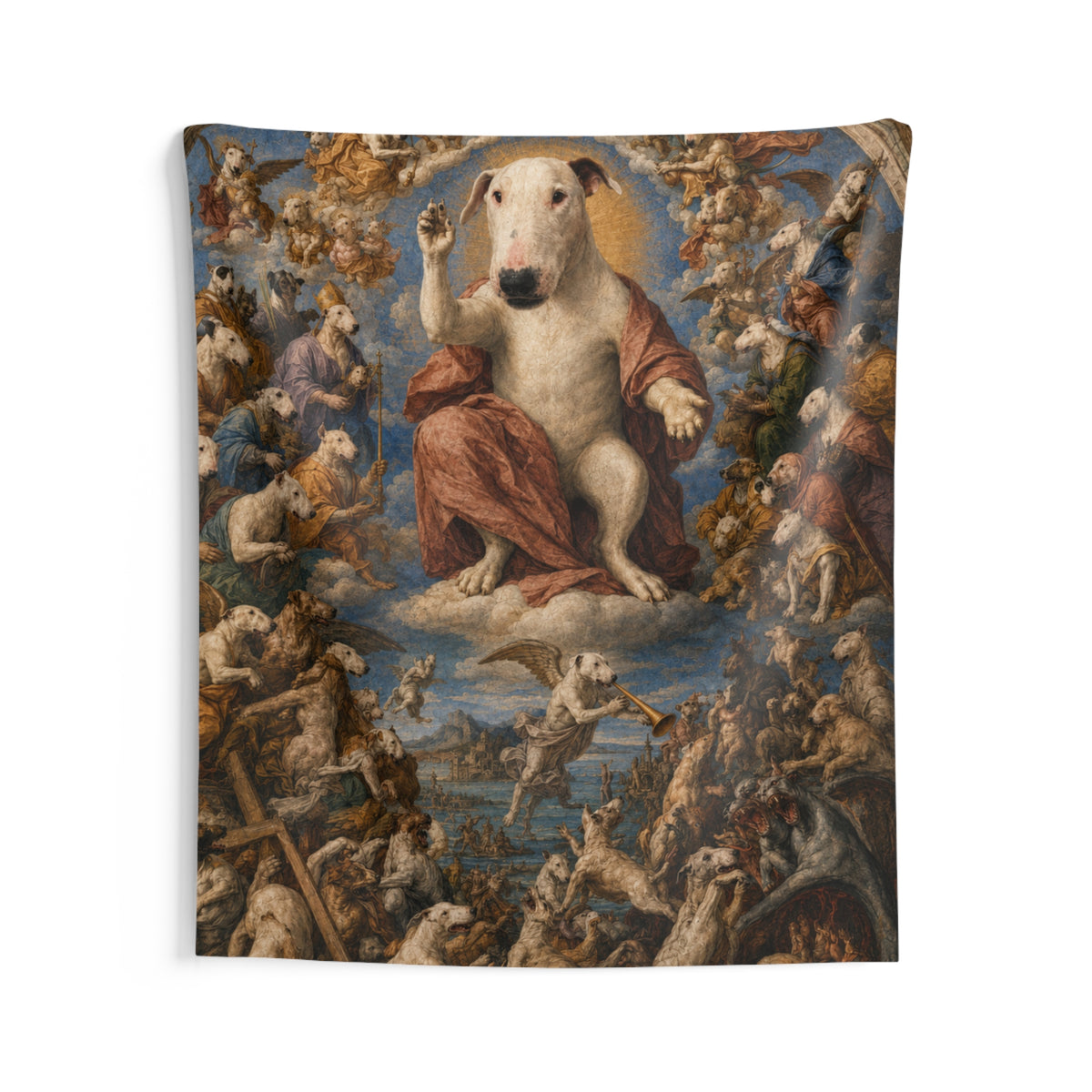 Bull Terrier The Last Judgement — after Michelangelo, 1541 | Tapestry