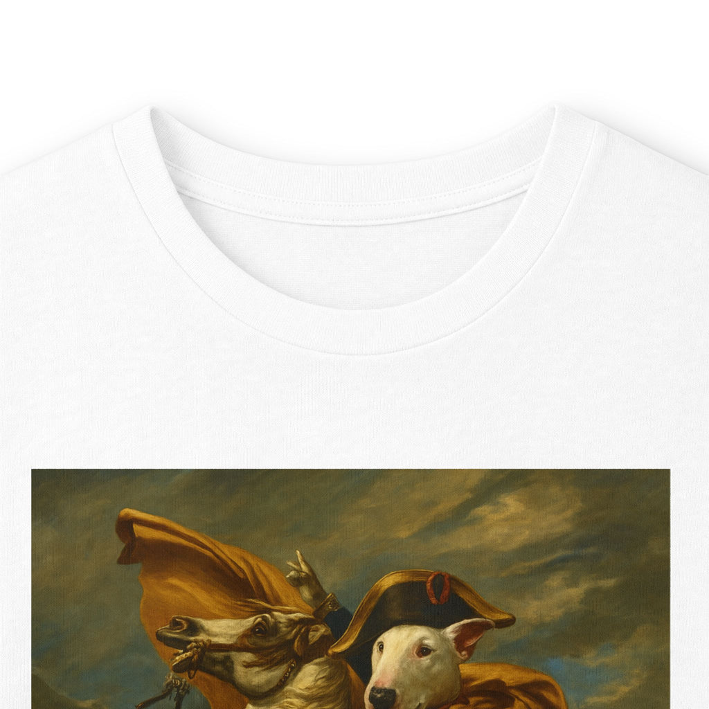 Bull Terrier Napoleon — after Jacques-Louis David, 1801 | Long Sleeve