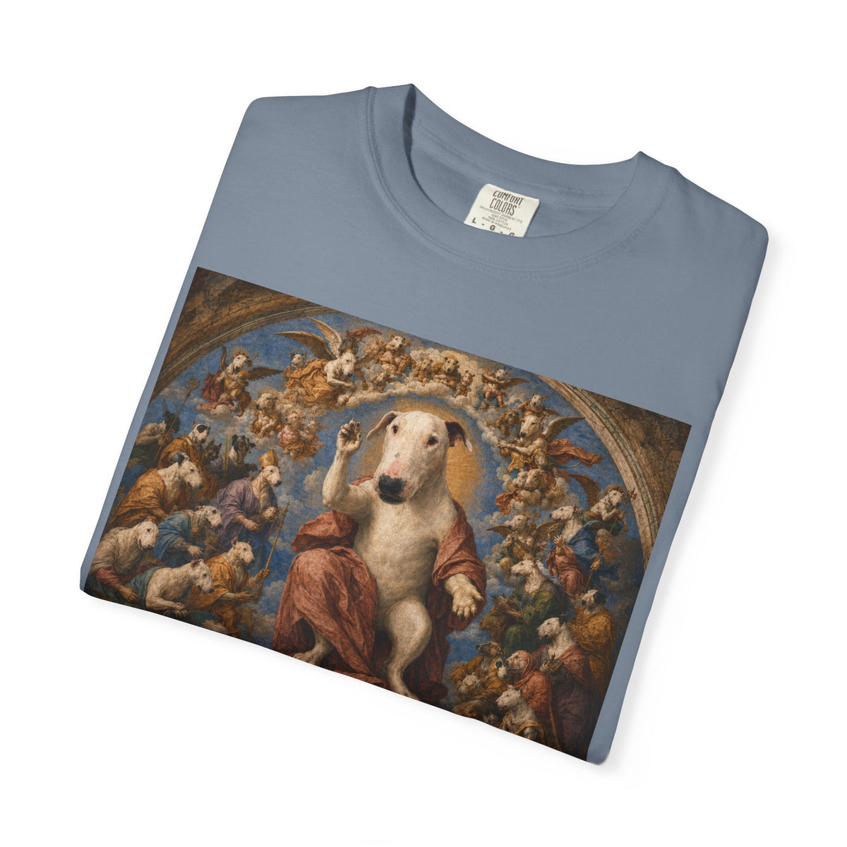 Bull Terrier The Last Judgement — after Michelangelo, 1541 | Garment-Dyed Tee