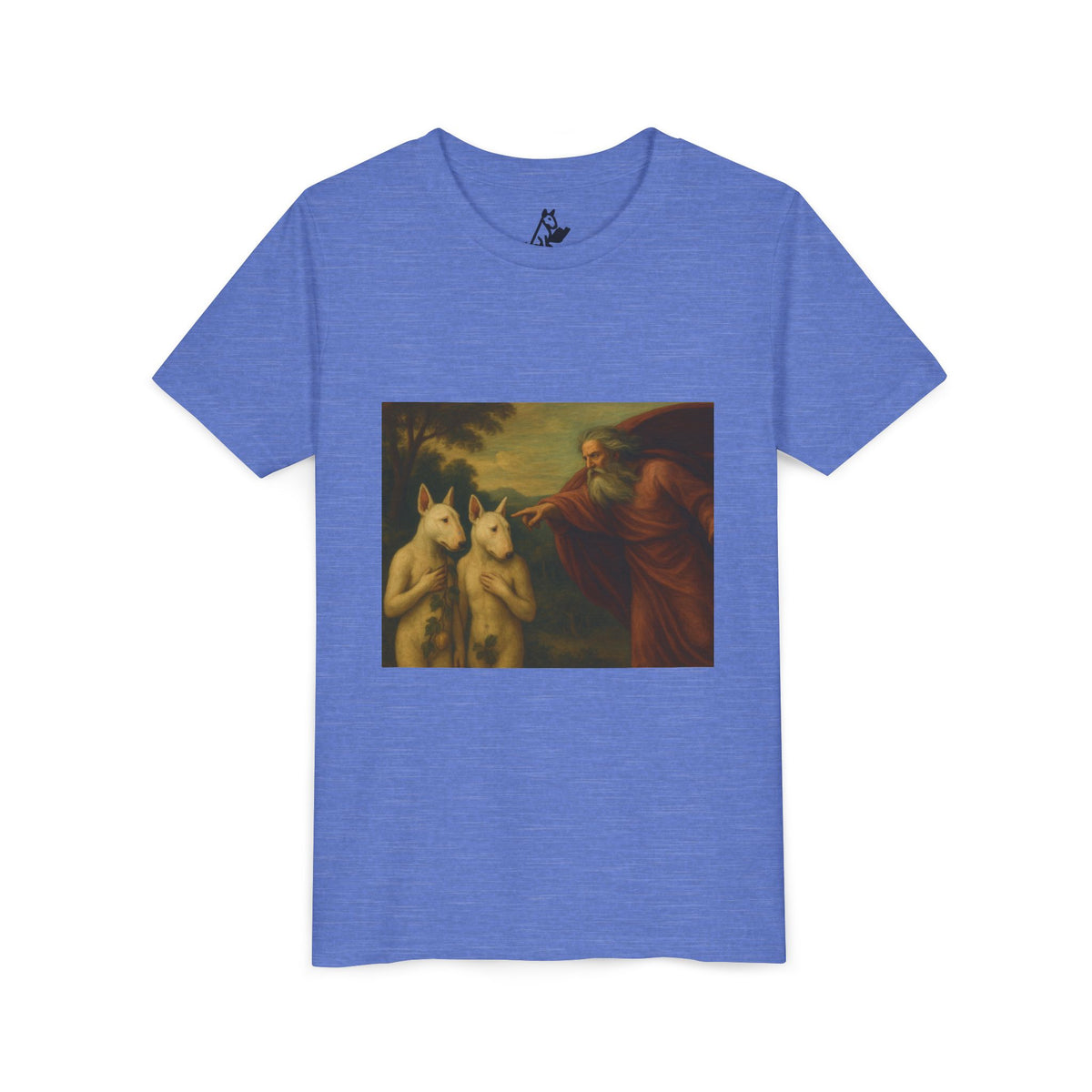 Bull Terrier The Rebuke of Adam and Eve — after Domenichino, 1626 | Youth Tee