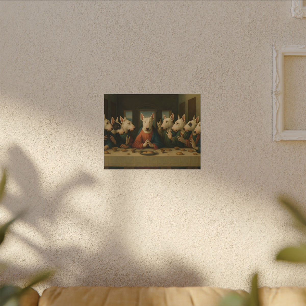 Bull Terrier The Last Supper — after Leonardo da Vinci, 1498 | Canvas
