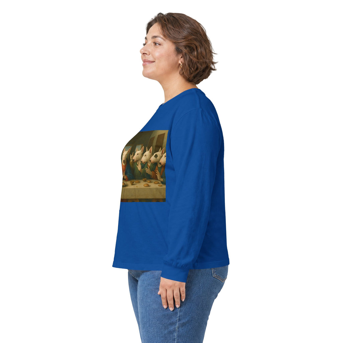 Bull Terrier The Last Supper — after Leonardo da Vinci, 1498 | Long Sleeve