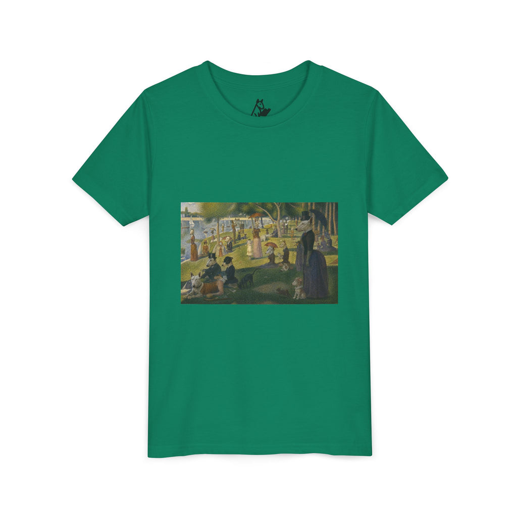 Bull Terrier A Sunday Afternoon on La Grande Jatte — after Georges Seurat, 1886 | Youth Tee
