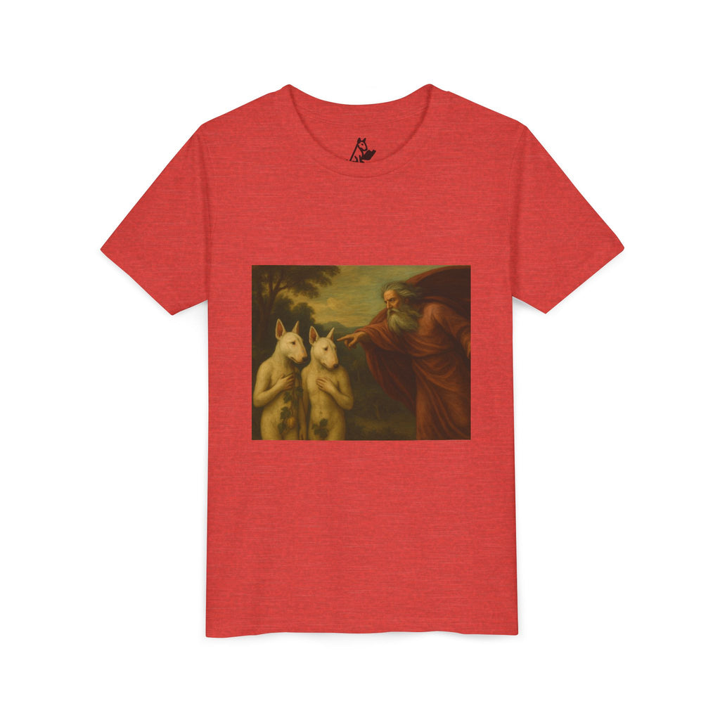 Bull Terrier The Rebuke of Adam and Eve — after Domenichino, 1626 | Youth Tee