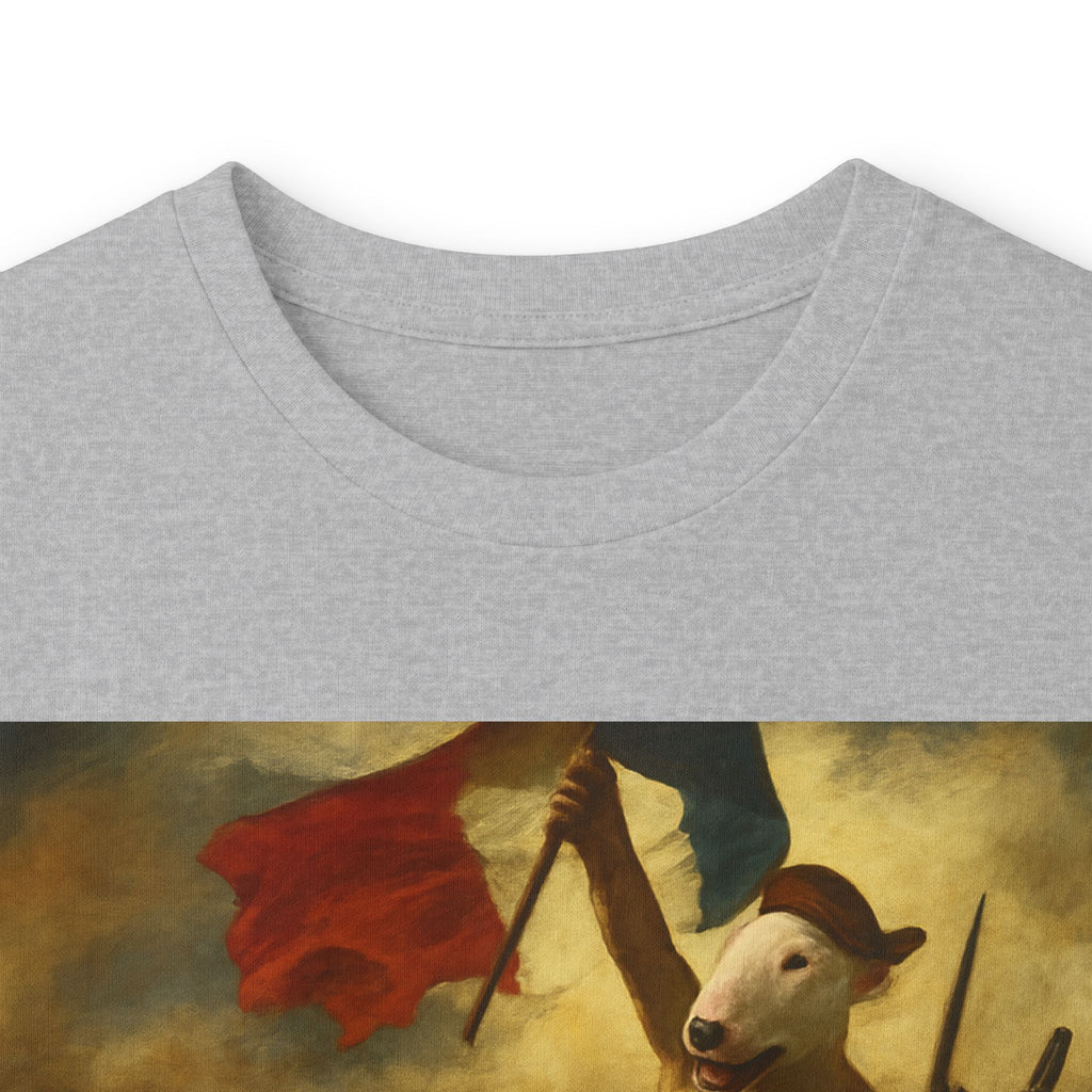 Bull Terrier Liberty Leading The People — after Eugene Delacroix, 1830 | Long Sleeve