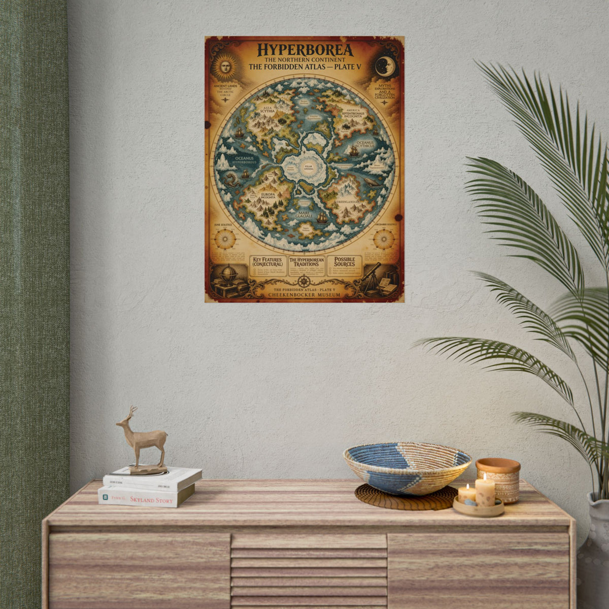 Hyperborea, The Forbidden Atlas Plate V | Poster