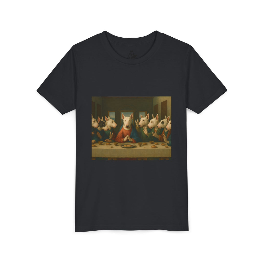 Bull Terrier The Last Supper — after Leonardo da Vinci, 1498 | Youth Tee