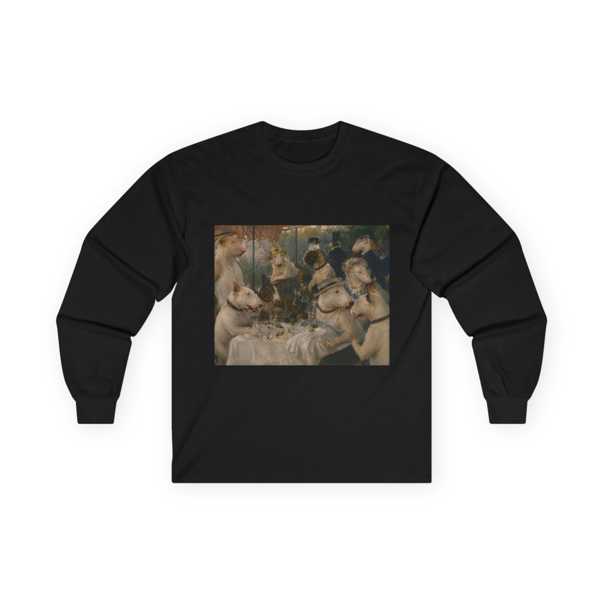 Bull Terrier Luncheon of the Boating Party — after Pierre-Auguste Renoir, 1881 | Long Sleeve