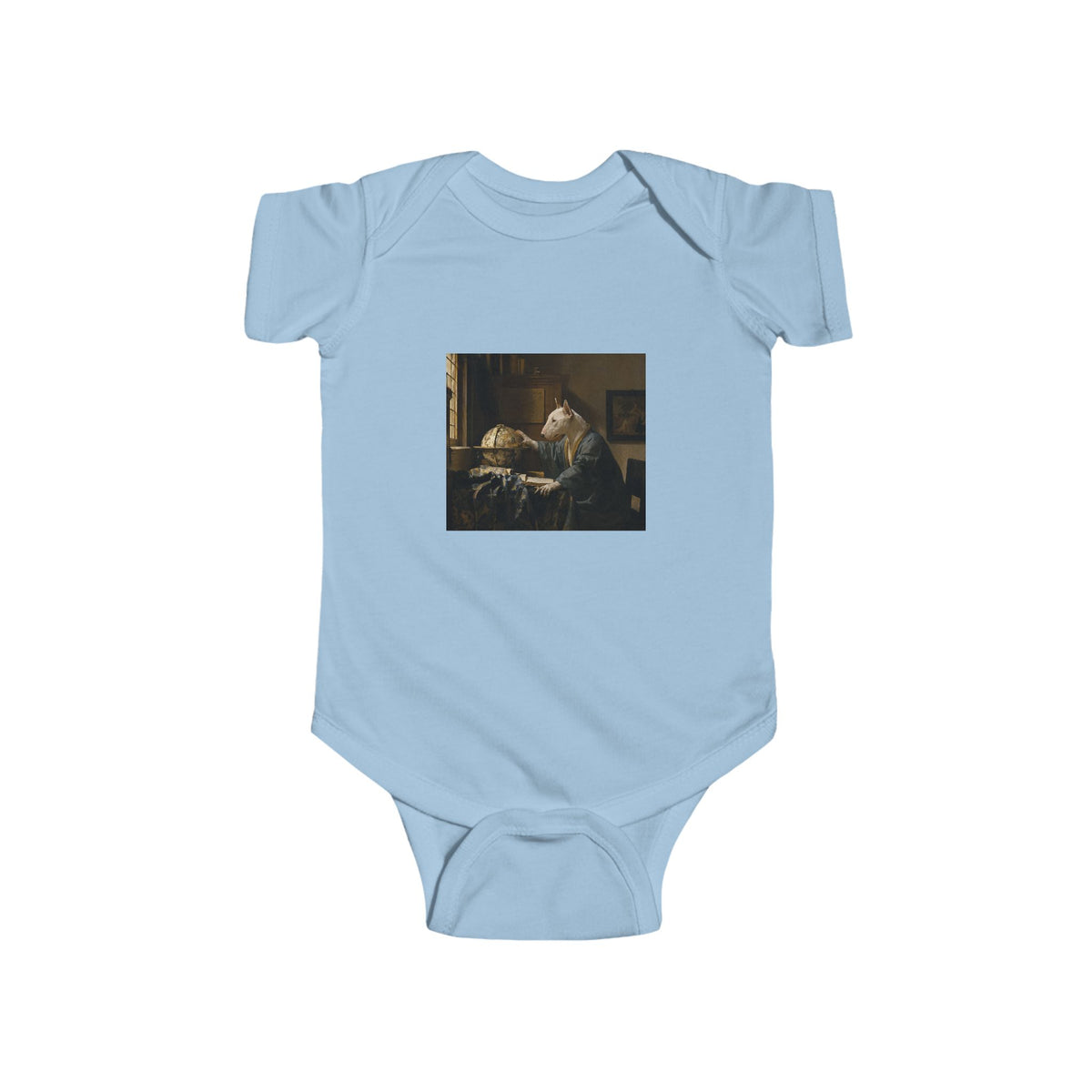 Bull Terrier The Astronomer — after Johannes Vermeer, 1668 | Bodysuit