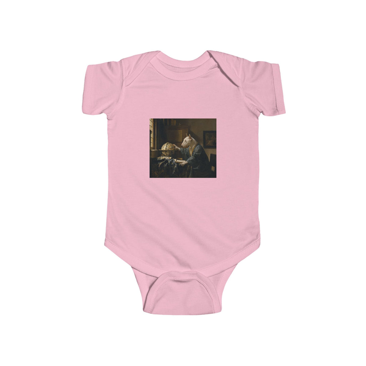 Bull Terrier The Astronomer — after Johannes Vermeer, 1668 | Bodysuit