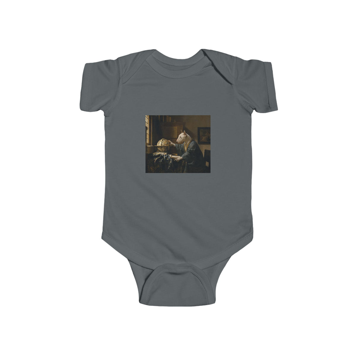 Bull Terrier The Astronomer — after Johannes Vermeer, 1668 | Bodysuit