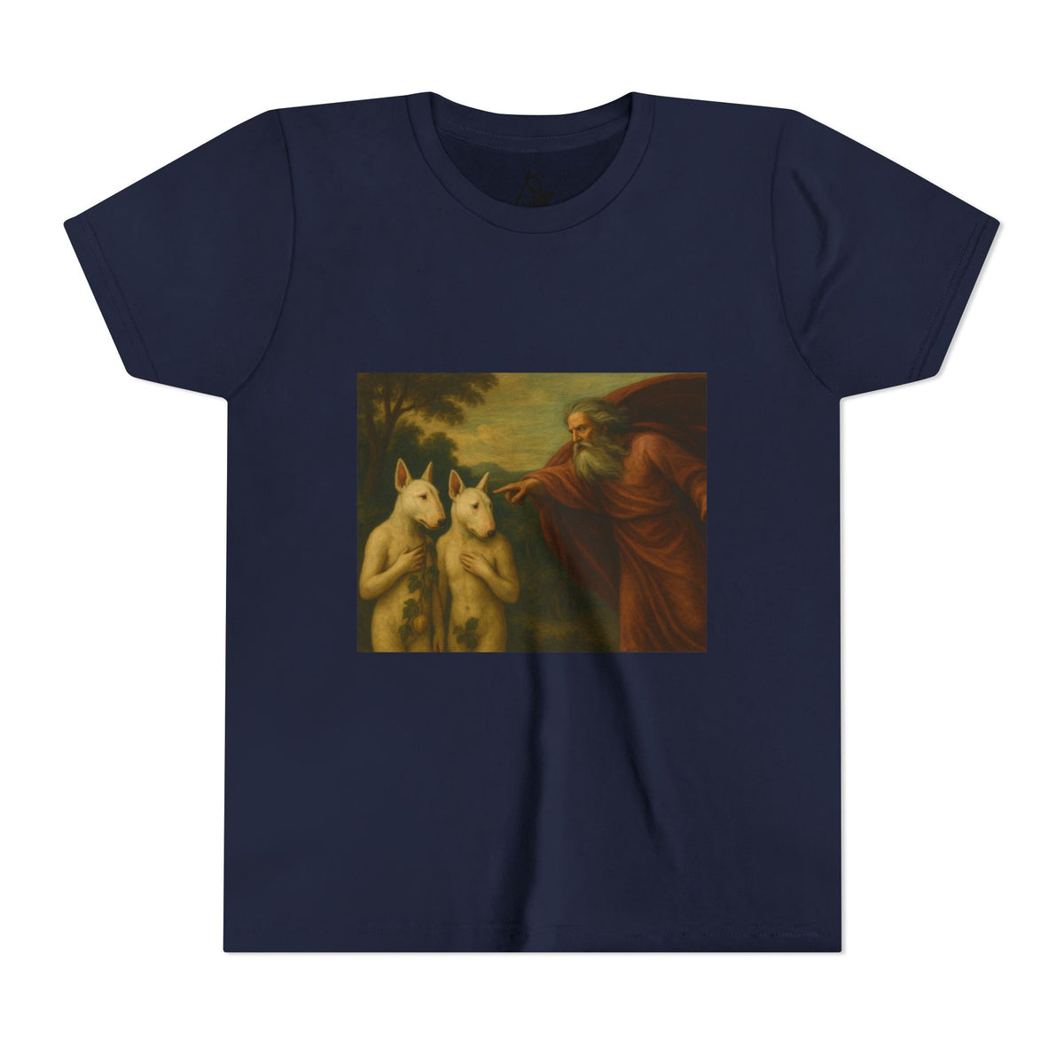 Bull Terrier The Rebuke of Adam and Eve — after Domenichino, 1626 | Youth Tee