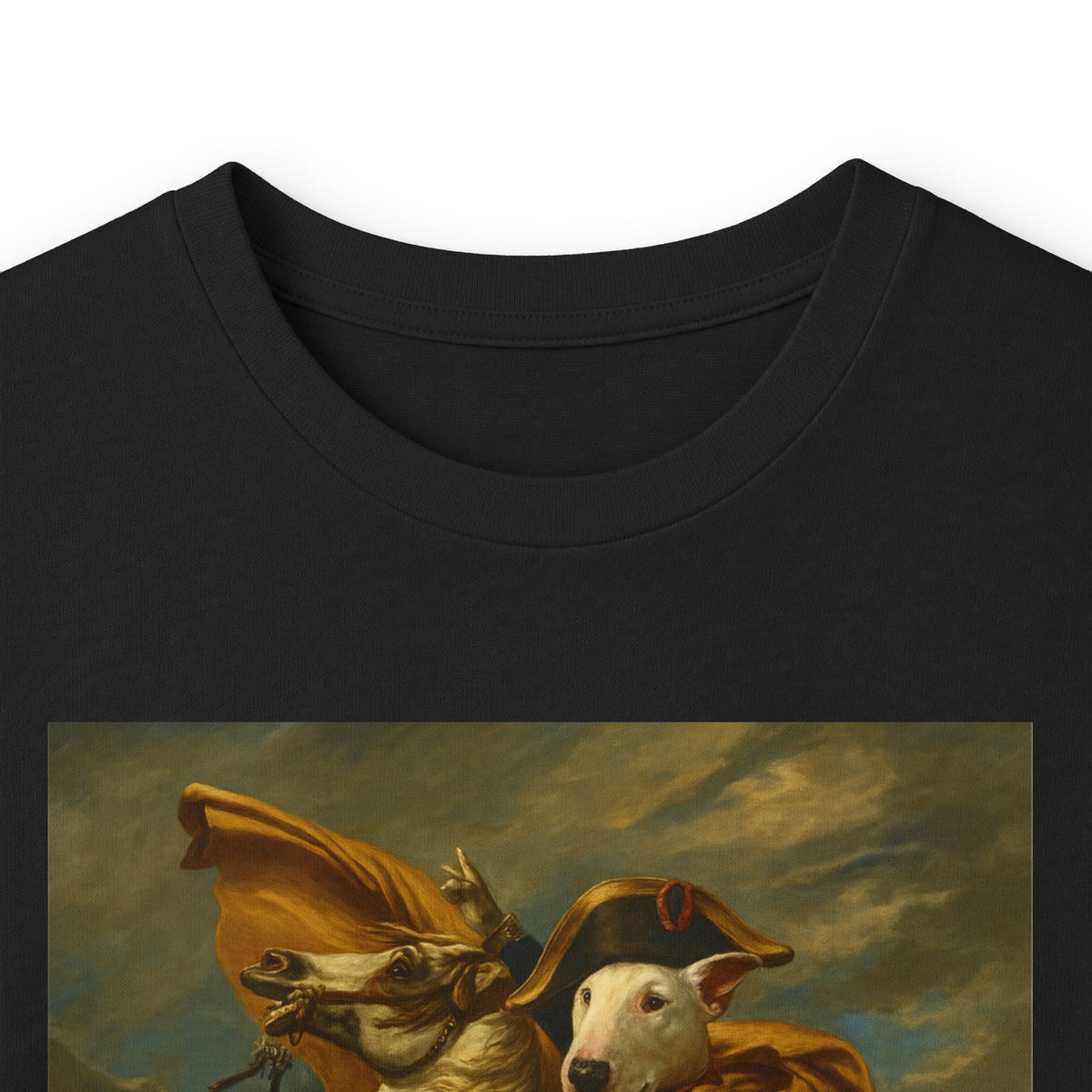 Bull Terrier Napoleon — after Jacques-Louis David, 1801 | Long Sleeve