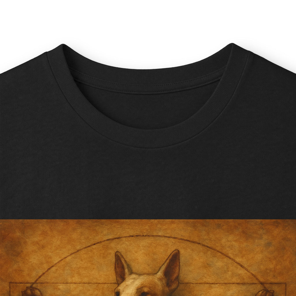 Bull Terrier Vitruvian Man — after Leonardo da Vinci, c.1490 | Long Sleeve