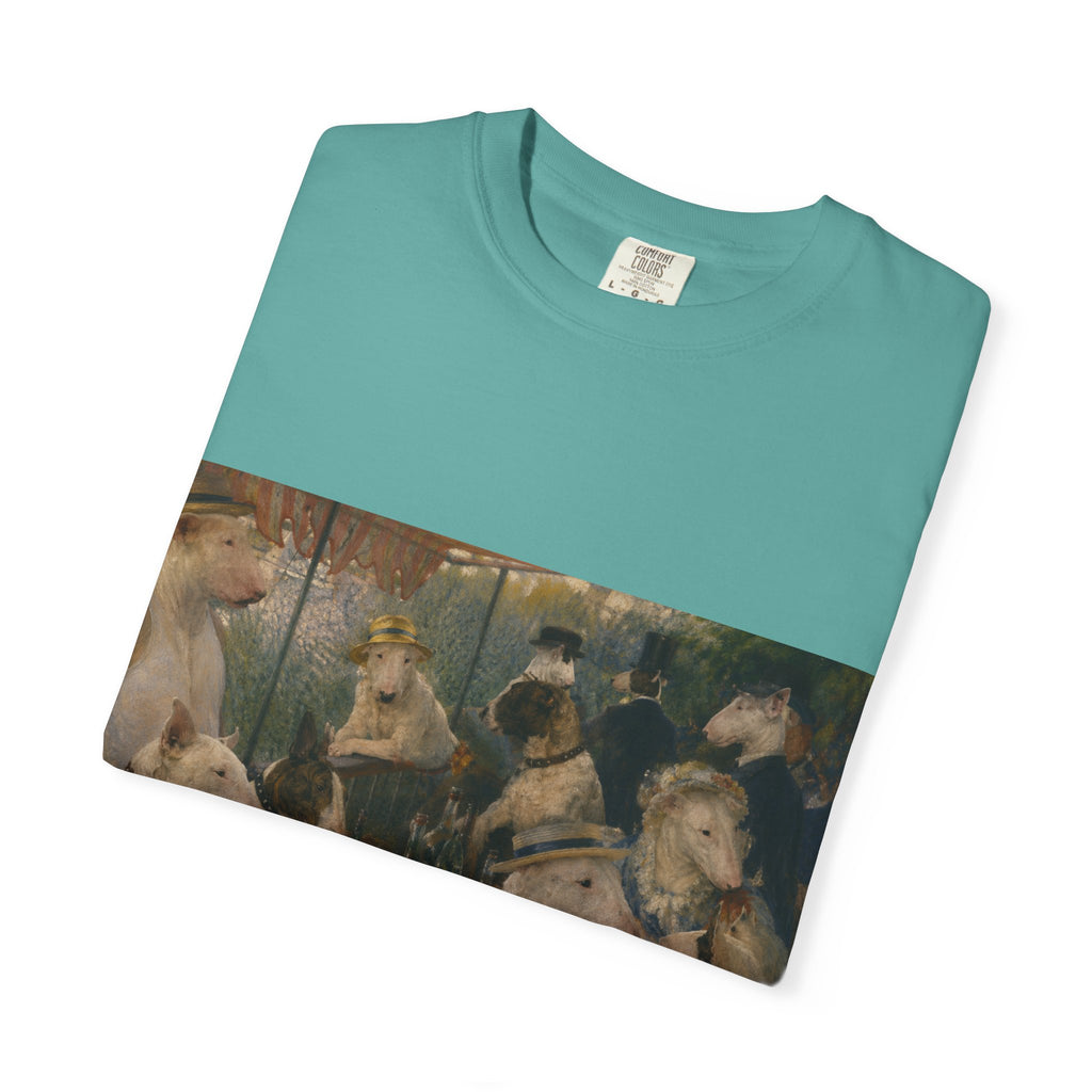 Bull Terrier Luncheon of the Boating Party — after Pierre-Auguste Renoir, 1881 | Garment-Dyed Tee