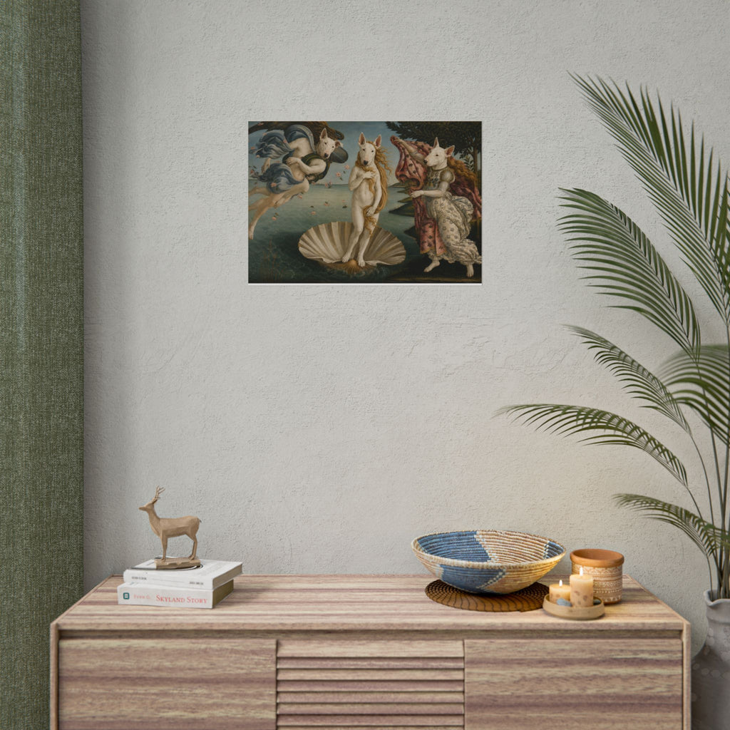 Bull Terrier The Birth of Venus — after Sandro Botticelli, c.1485 | Print