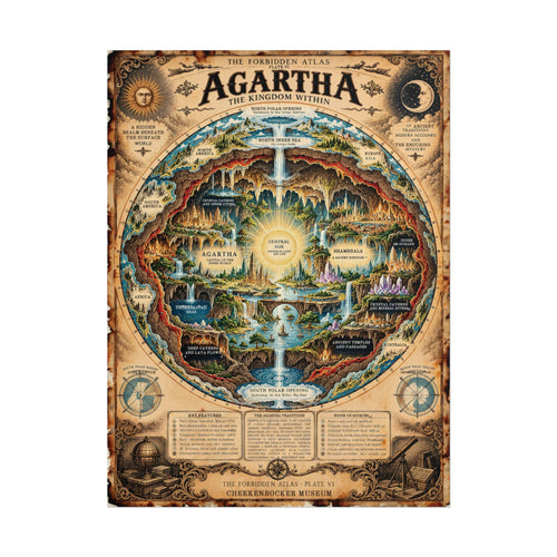 Agartha, The Forbidden Atlas Plate VI | Poster