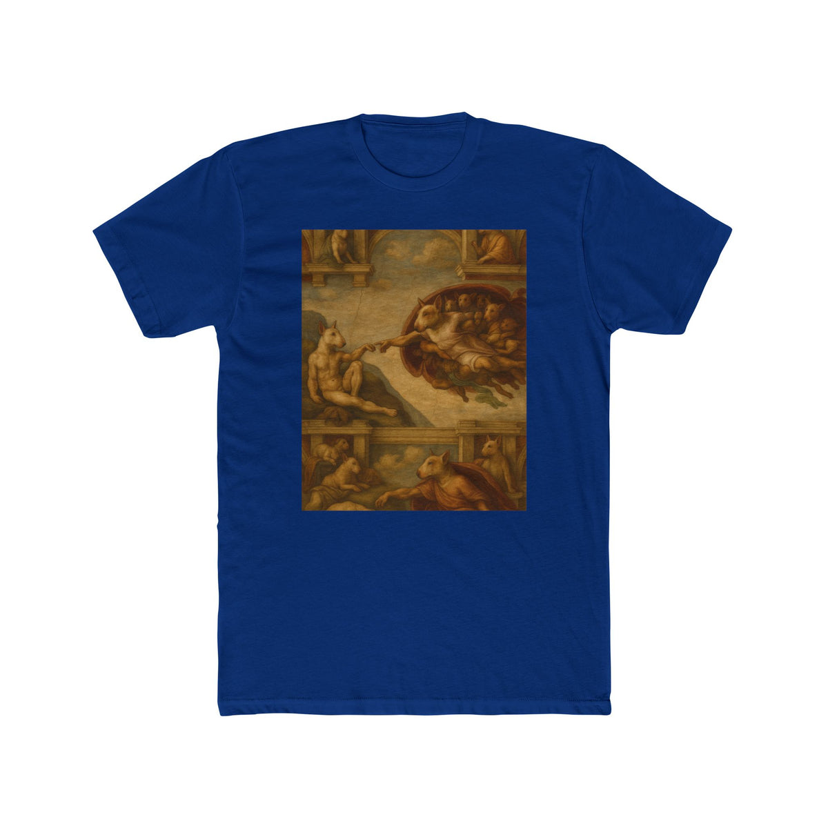 Bull Terrier The Creation Of Adam — after Michelangelo, 1512 | Tee