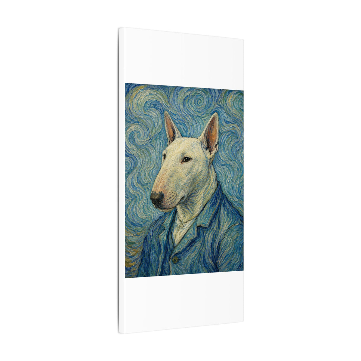 Bull Terrier Self-Portrait — after Vincent van Gogh, 1889 | Canvas
