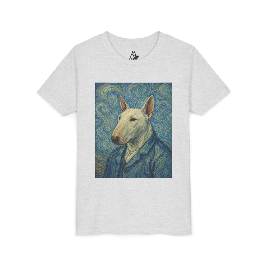 Bull Terrier Self-Portrait — after Vincent van Gogh, 1889 | Youth Tee