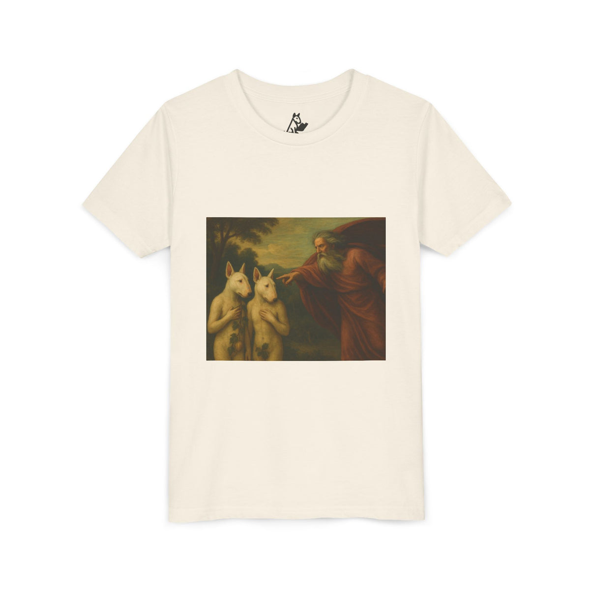 Bull Terrier The Rebuke of Adam and Eve — after Domenichino, 1626 | Youth Tee