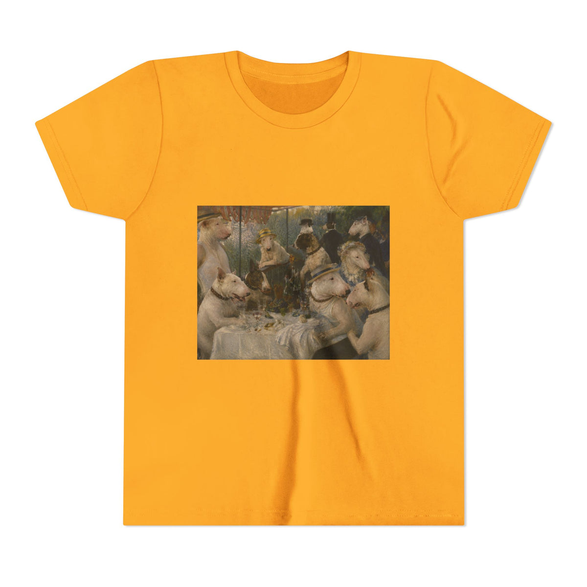 Bull Terrier Luncheon of the Boating Party — after Pierre-Auguste Renoir, 1881 | Youth Tee