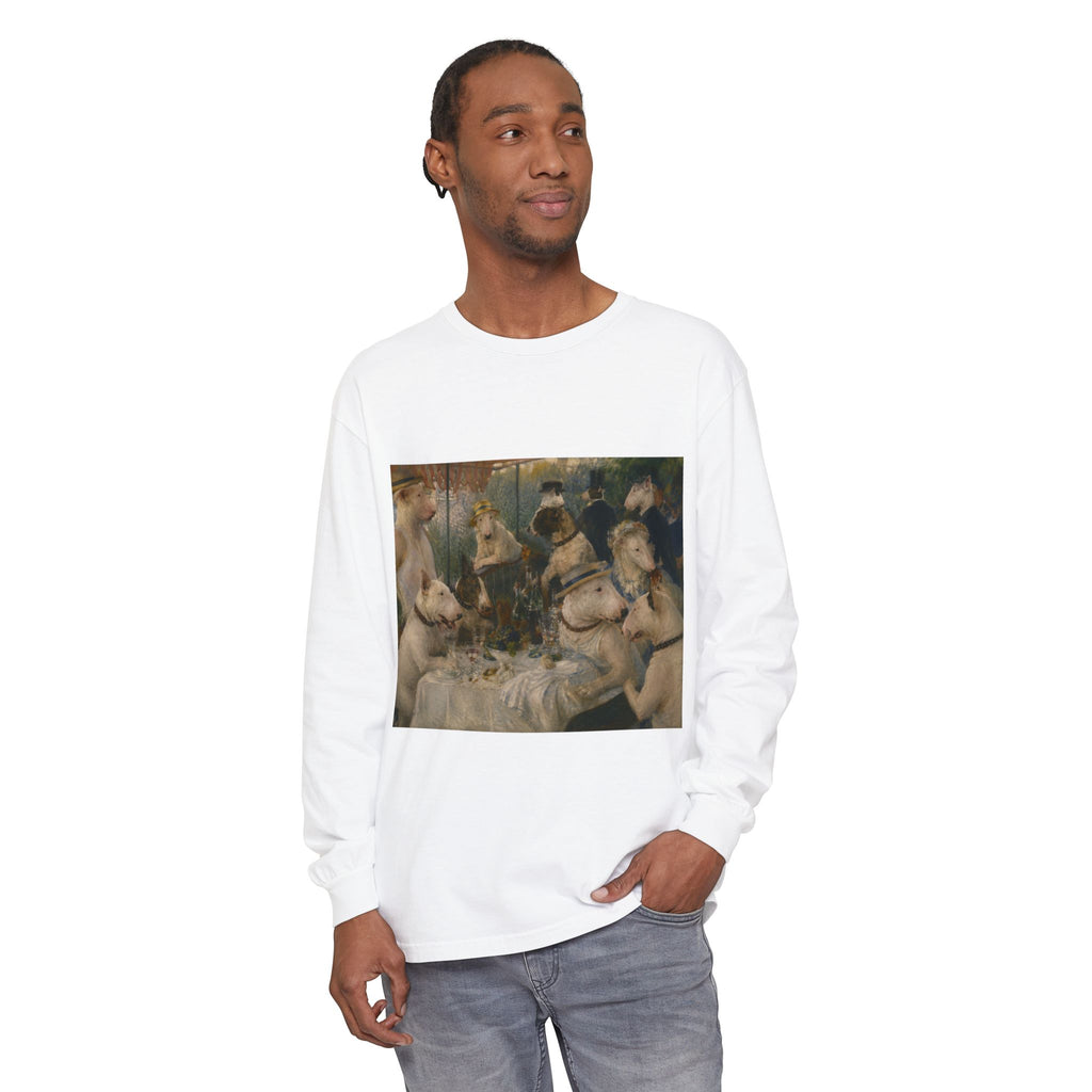 Bull Terrier Luncheon of the Boating Party — after Pierre-Auguste Renoir, 1881 | Long Sleeve