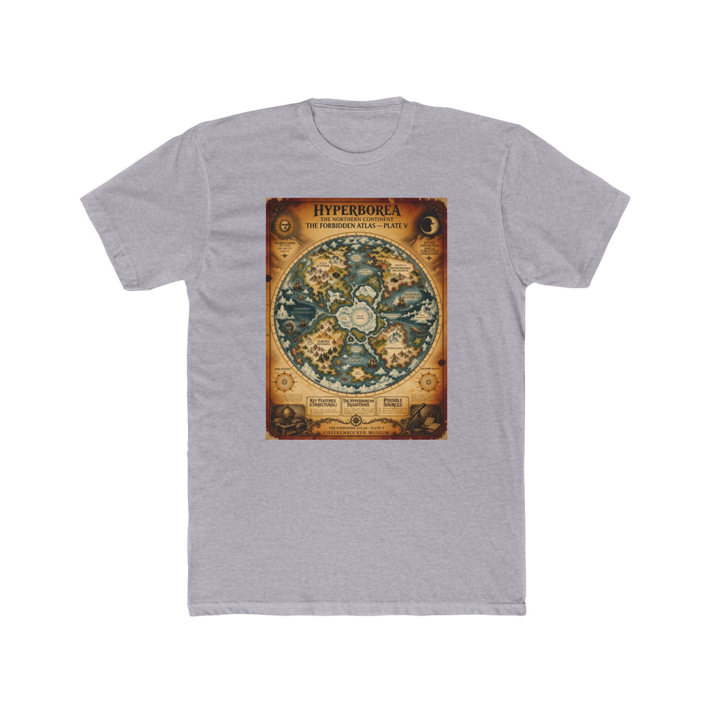 Hyperborea, The Forbidden Atlas Plate V | Unisex Cotton Crew Tee
