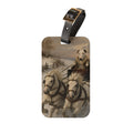 Bull Terrier Sleigh Ride — after Alfred Wierusz-Kowalski, c.1890 | Luggage Tag