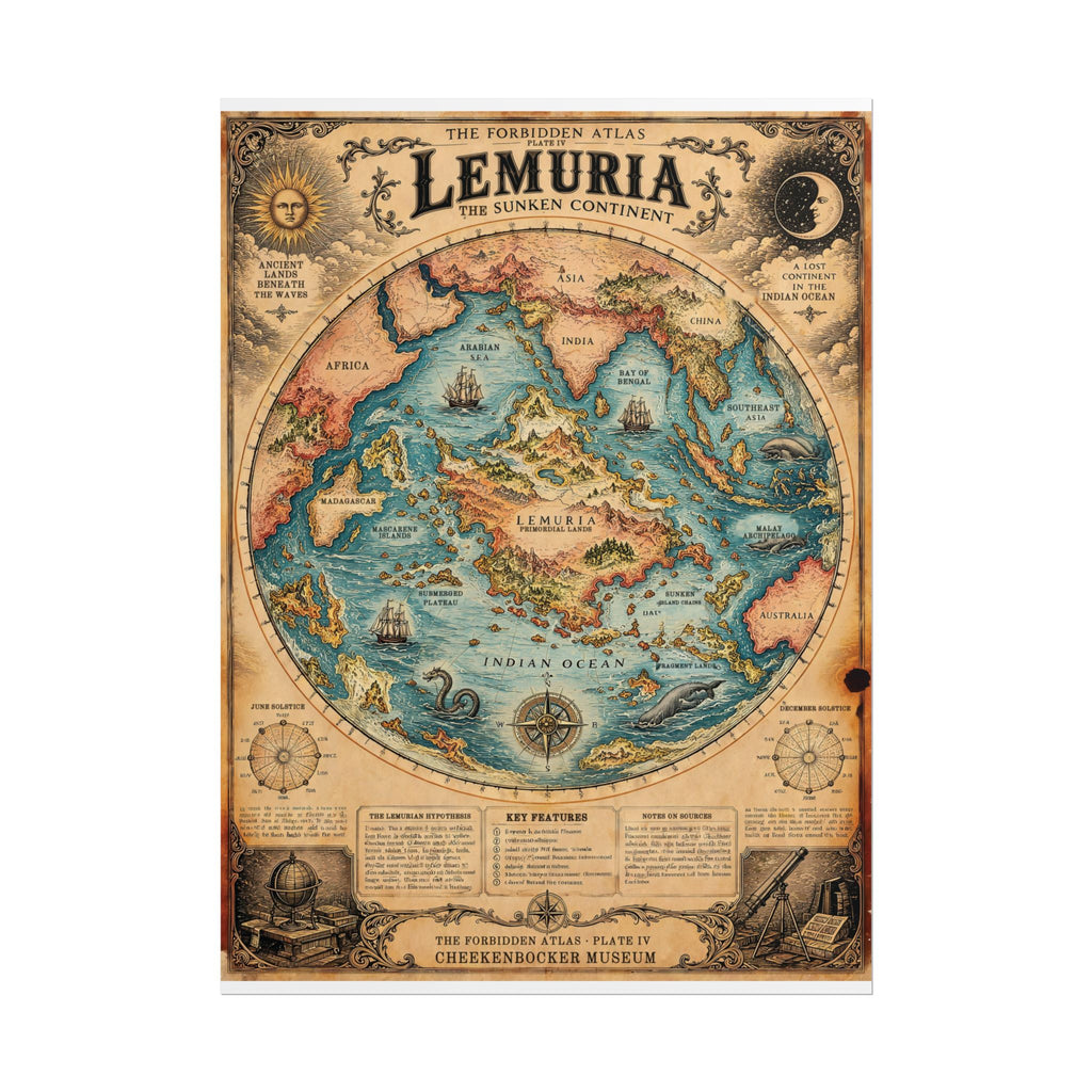 Lemuria, The Forbidden Atlas Plate IV | Poster
