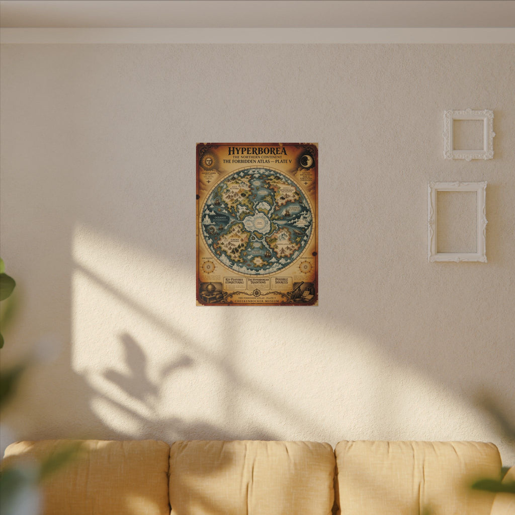 Hyperborea, The Forbidden Atlas Plate V | Canvas