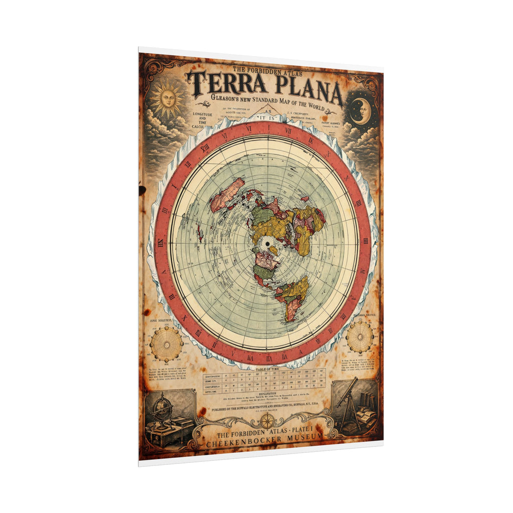 Terra Plana, The Forbidden Atlas Plate I | Poster