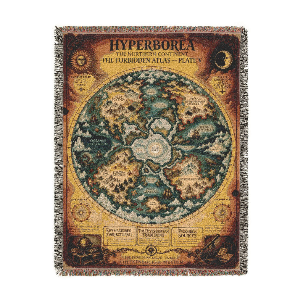 Hyperborea, The Forbidden Atlas Plate V | Blanket