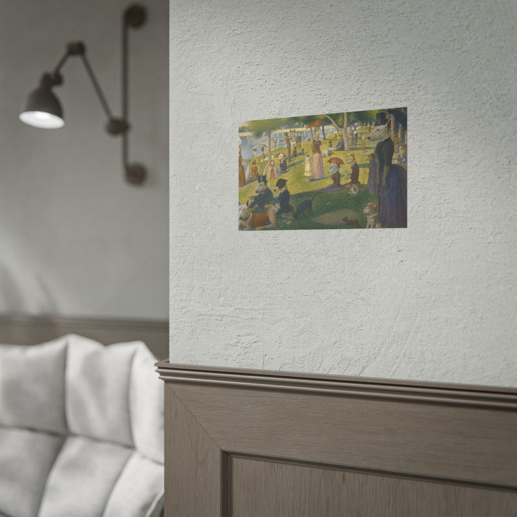 Bull Terrier A Sunday Afternoon on La Grande Jatte — after Georges Seurat, 1886 | Print