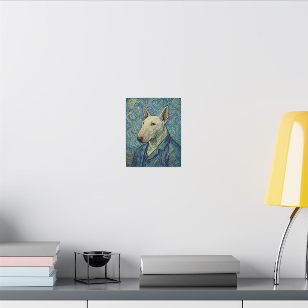 Bull Terrier Self-Portrait — after Vincent van Gogh, 1889 | Canvas