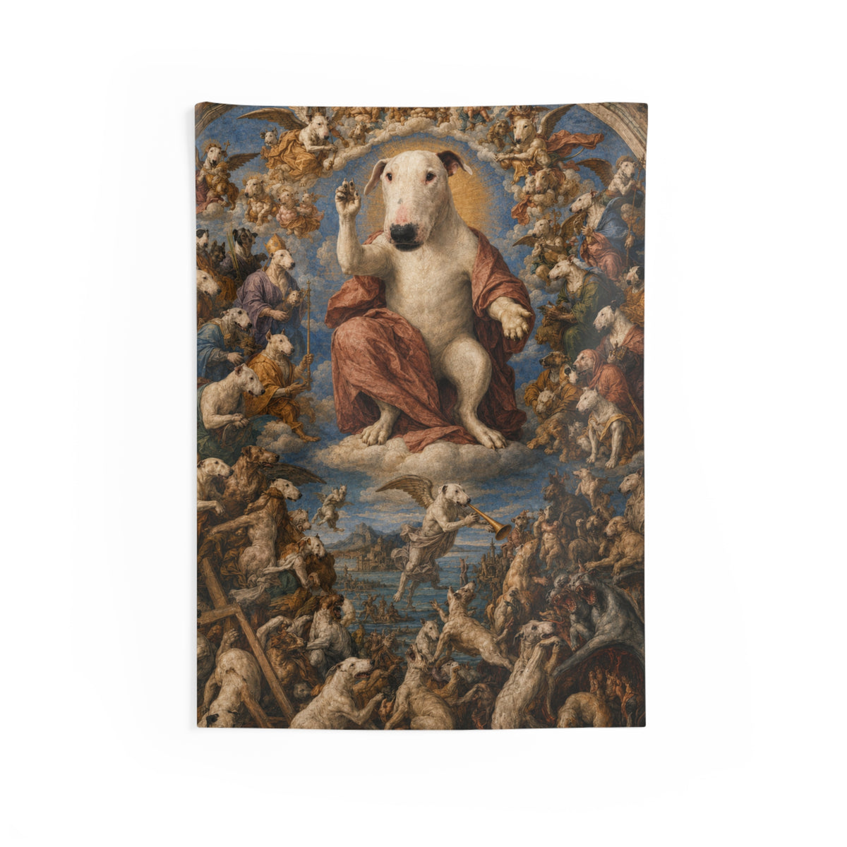 Bull Terrier The Last Judgement — after Michelangelo, 1541 | Tapestry