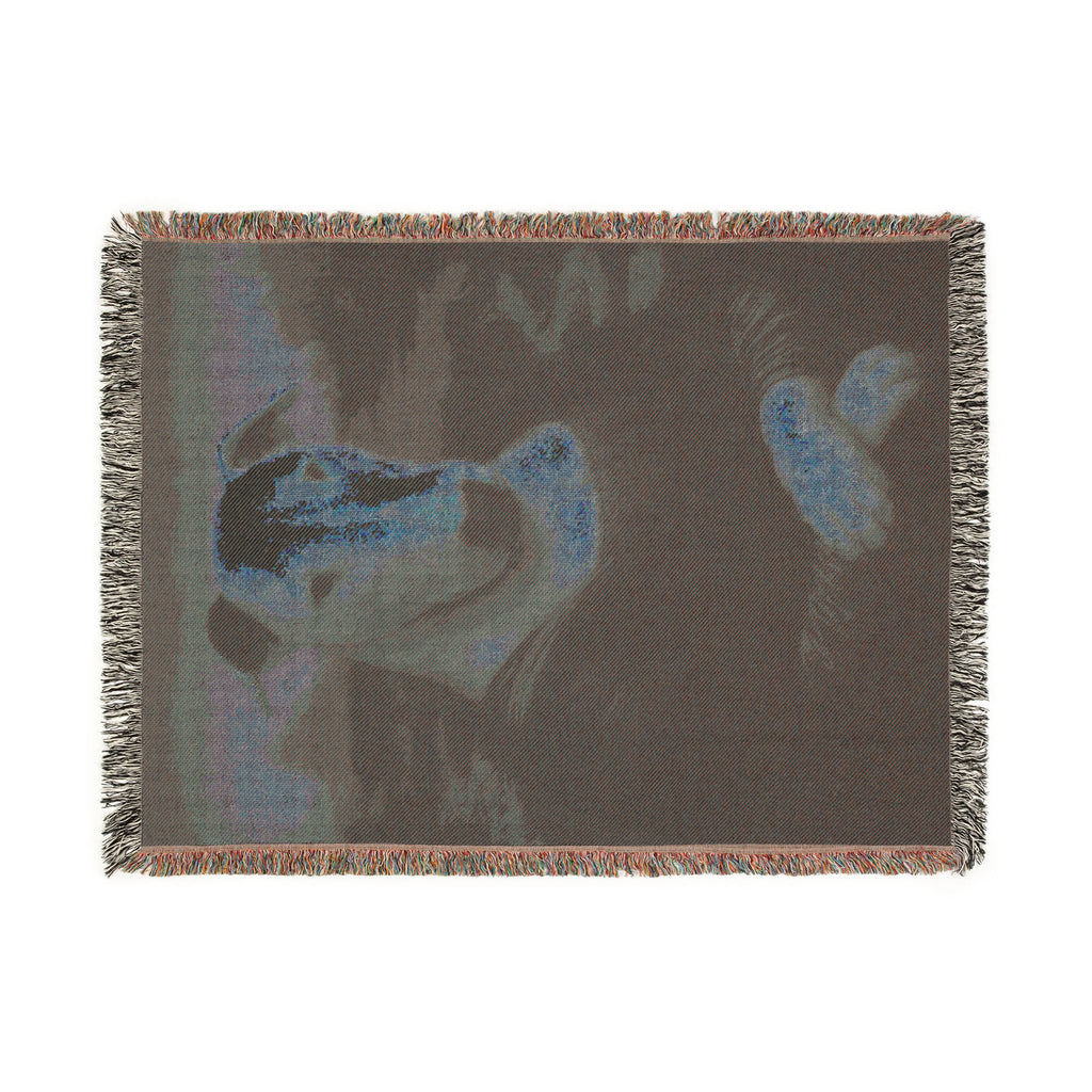 Bull Terrier Mona Lisa — after Leonardo da Vinci, c.1503 | Blanket