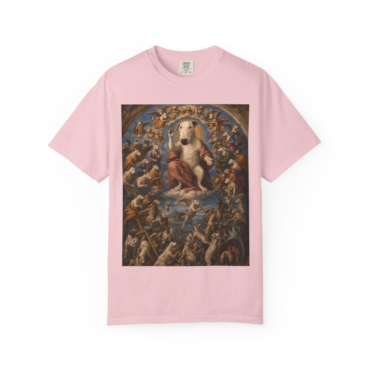 Bull Terrier The Last Judgement — after Michelangelo, 1541 | Garment-Dyed Tee