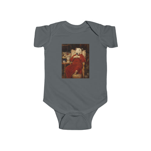 Bull Terrier A Happy Birthday — after Antonio Casanova y Estorach, c.1890 | Bodysuit
