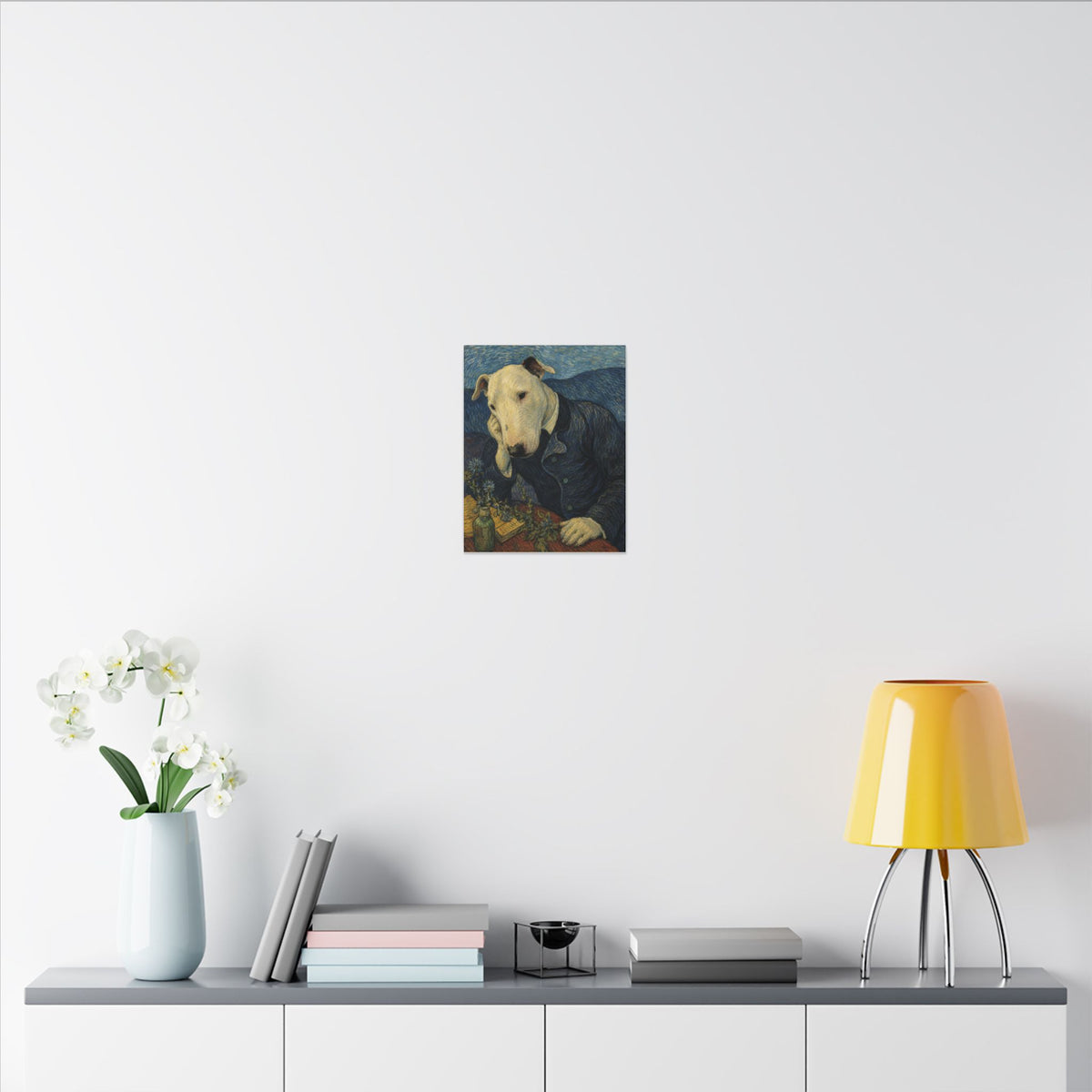 Bull Terrier Portrait of Doctor Gachet — after Vincent van Gogh, 1890 | Canvas