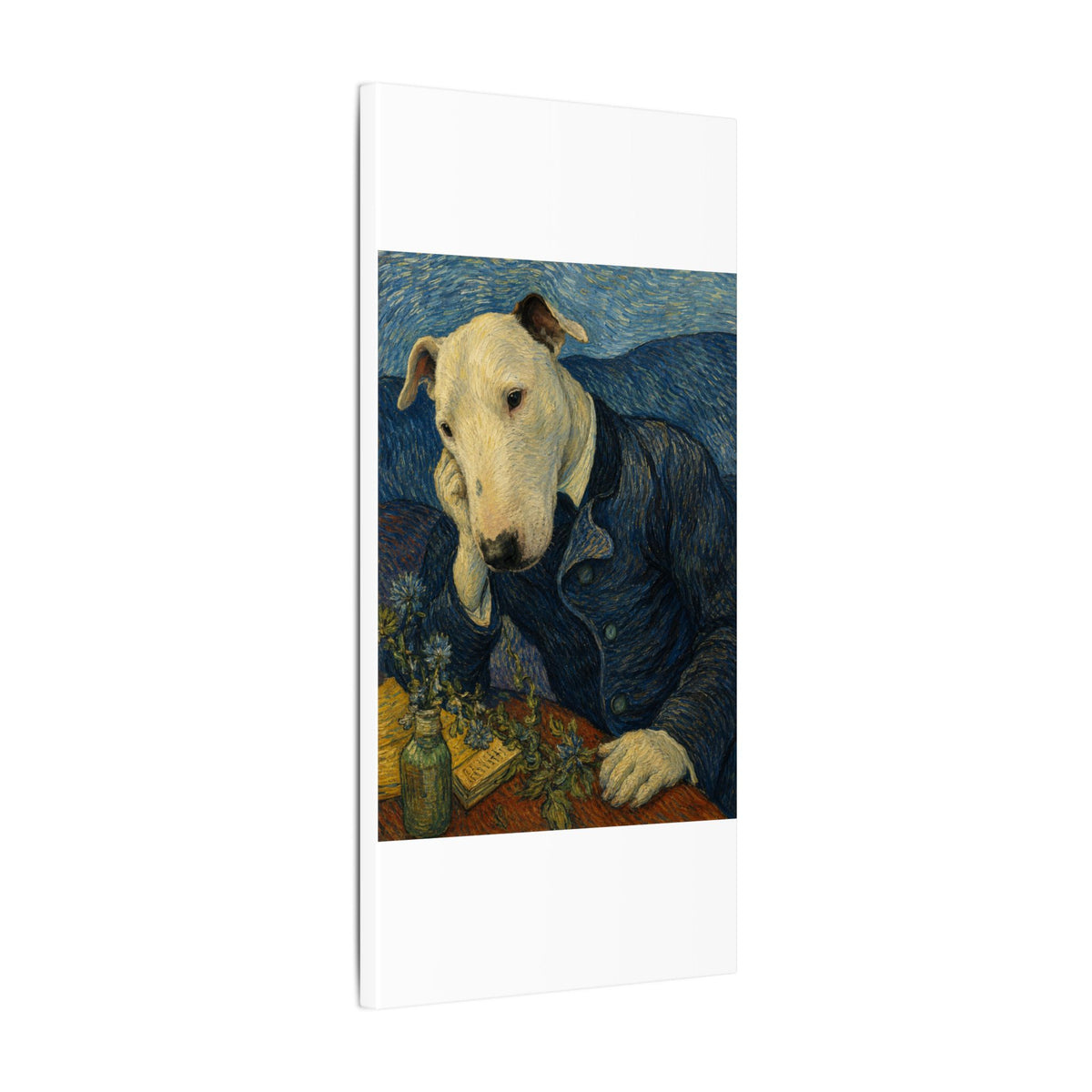 Bull Terrier Portrait of Doctor Gachet — after Vincent van Gogh, 1890 | Canvas