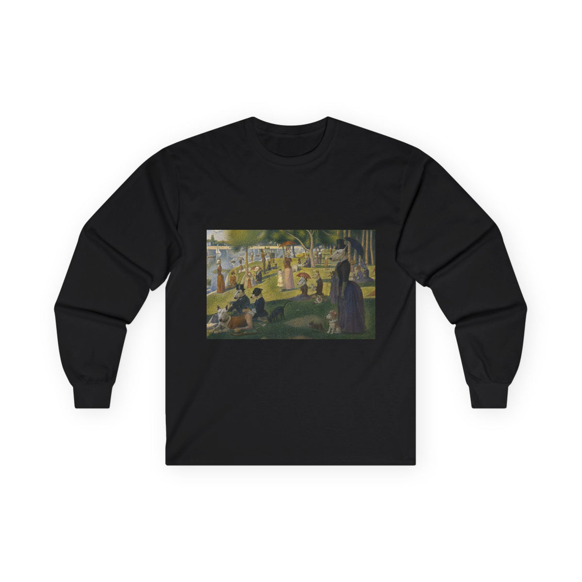 Bull Terrier A Sunday Afternoon on La Grande Jatte — after Georges Seurat, 1886 | Print