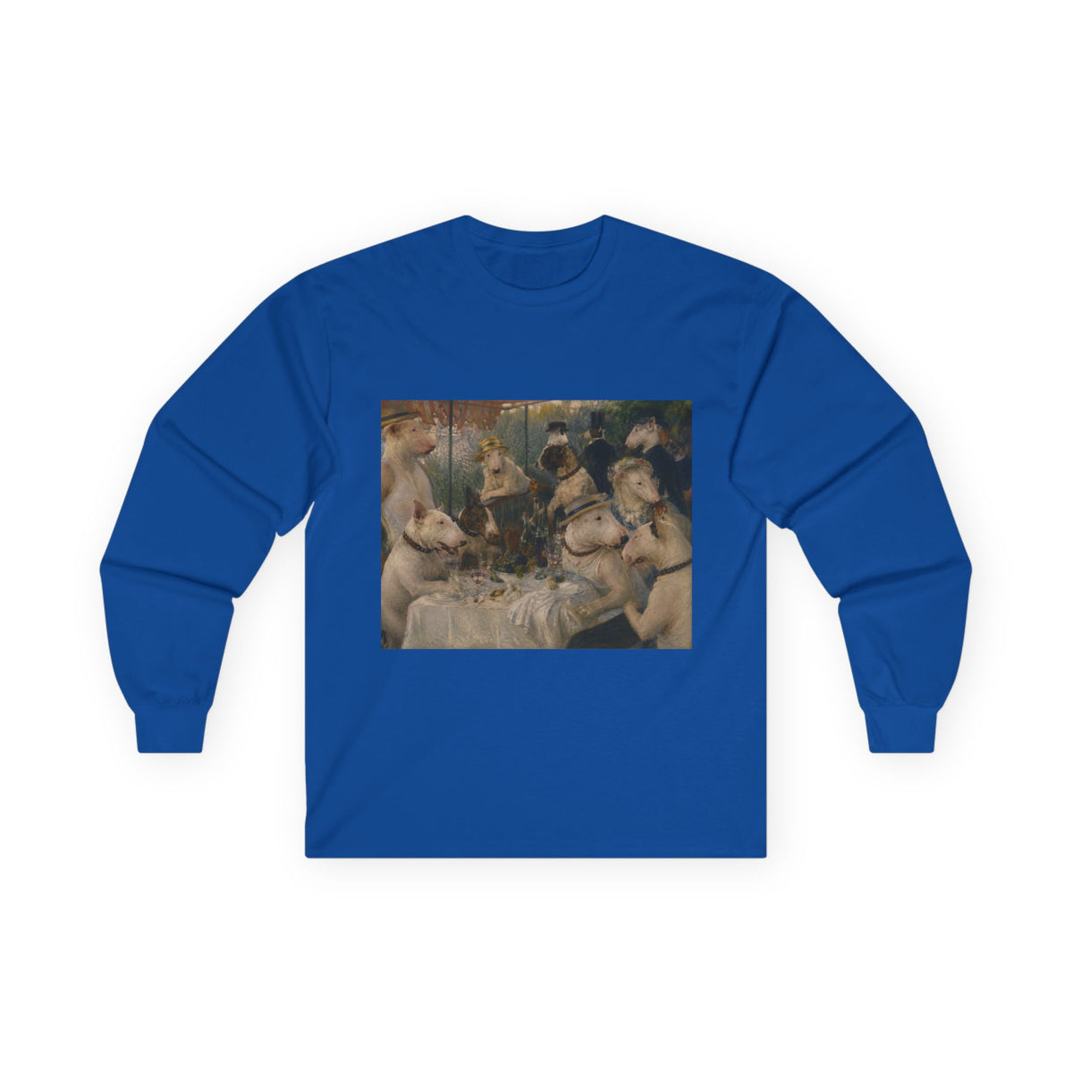 Bull Terrier Luncheon of the Boating Party — after Pierre-Auguste Renoir, 1881 | Long Sleeve