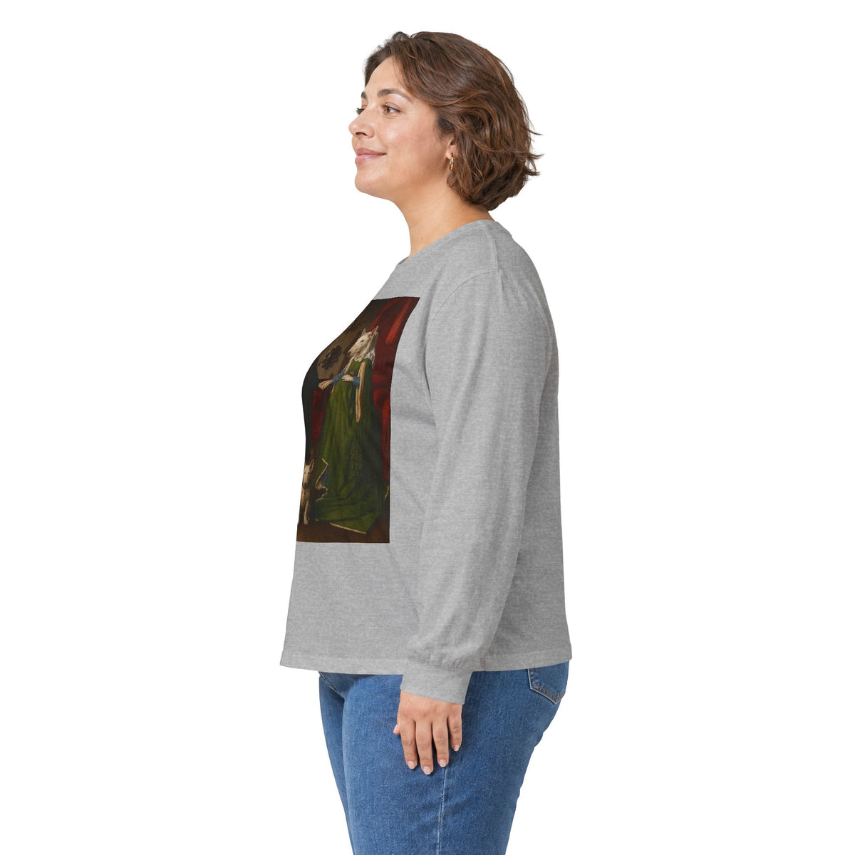 Bull Terrier The Arnolfini Portrait — after Jan van Eyck, 1434 | Long Sleeve