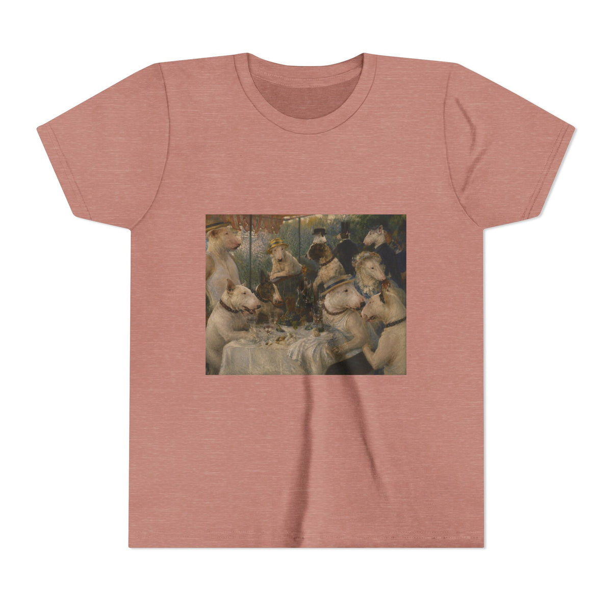 Bull Terrier Luncheon of the Boating Party — after Pierre-Auguste Renoir, 1881 | Youth Tee