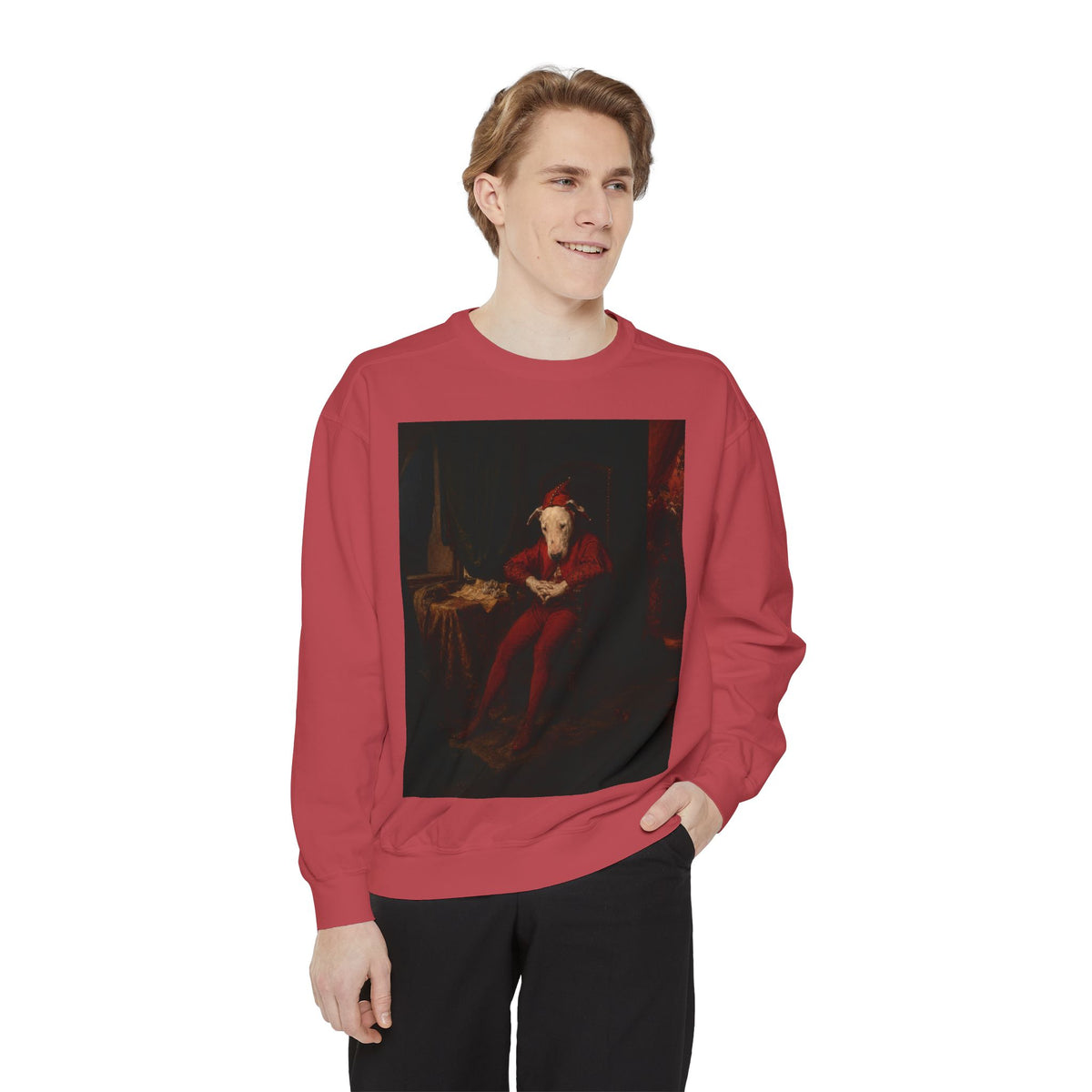 Bull Terrier Stańczyk — after Jan Matejko, 1862 | Crewneck