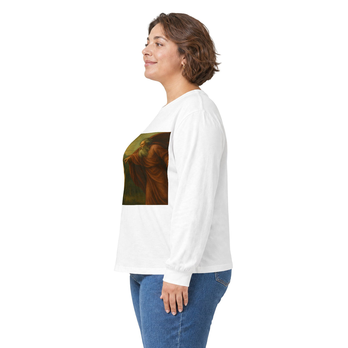 Bull Terrier The Rebuke Of Adam And Eve — after Domenichino, 1626 | Long Sleeve